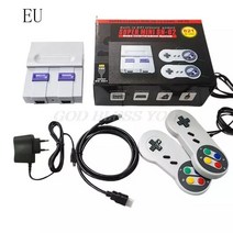 미니 가정용 휴대용 고전 추억의 레트로 오락실 오락기 게임기 게임 슈퍼 SNES NES 클래식 비디오 콘솔 TV 플레이어 821 내장 듀얼 패드 드롭 배송, 하얀
