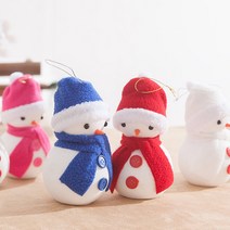 내츄럴 눈사람 15cm 트리 크리스마스 인형 TRDOLC, 화이트