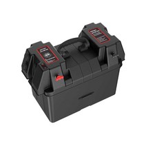 자동차 배터리 케이스 차량용 배터리박스 캠핑 차박, 검은색