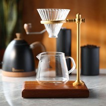 홈카페 커피 드립스탠드 우드받침 핸드드립 받침대, 상세페이지 참조