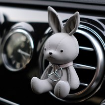 1+1 행사 로즈앤버니 가죽 토끼 차량용 석고 방향제 디퓨저 명품 고급 오일 리필 석고방향제, 01.블랙베리 앤 베이, 연핑크