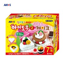 PGM*^몰아모스 아이도우 미니 케이크 점토놀이 재미난찰흙 만들기 공작 미술용품 어린이 공작용 오감 컬러^^췤pgm, a^^옵션없슴