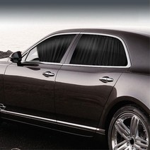 카니발KA4 아기차량 자외선차단 카커튼 카이엔 리무진커텐 bmw3시리즈 렉스턴 k9, 3열, 블랙