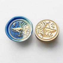 JINGHENG 실링 왁스 스탬프 헤드 동화 마법 테마 씰링 도장 왁스씰 종류다양, 로즈노트(SZ-6)