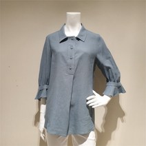 프로그램 NC05 셔링밴드소매블라우스 P212B040