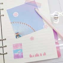블랙탄디티 벚꽃엔딩 다꾸 도무송 스티커, 1.벚꽃엔딩_1201447
