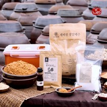 [검은된장] (감로이슬농원) 100% 국산콩 전통 재래식 시골 집 된장(3년숙성), 2kg