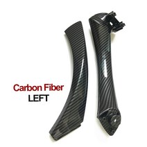 업그레이드 된 내부 도어 핸들 또는 커버 트림 교체 BMW 3 시리즈용 E90 2004-2012, 13 Carbonfiber left