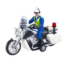 경찰관 오토바이 어린이 장난감 바이크 집콕 애기 6세