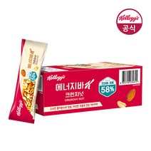 켈로그 에너지바K 크런치 싱글 30g (12개입) x 1박스, 단품