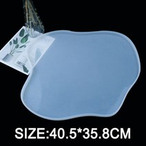 레진탑꾸재료 사각형 컵 받침 큰 실리콘 몰드 diy 만들기 도구 크리스탈 에폭시 탁상 컵 받침 몰드, 불규칙한