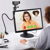 C920로지텍 웹캠 용 데스크탑 서스펜션 붐 암 조정 가능한 마이크 스탠드 마운트 C922 C930e C615 C E, 한개옵션0