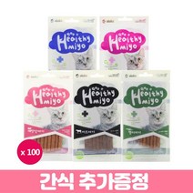 아스쿠 아스쿠 헬씨미요 져키 100개 5종 + 츄르간식 60P, 04. 멸치
