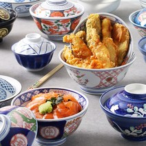 일본식 뚜껑있는 돈부리 텐동 그릇 일본 밥그릇 덮밥 규동 공기, 11-일본 시마 돈부리 대, 1개