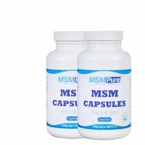 카라헬스 MSM 캡슐 옵티엠에스엠 식용 먹는유황분말 글루코사민 관절영양제 70대 연골 영양제 2병