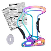 자전거체인교체 장력계 자전거공구통 타이어주걱 자전거펑크패치 텐션미터 텐션 페달렌치 ztto cnc 자전거 도구 스포크 장력 측정기 mtb 도로 자전거 휠 스포크 검사기 59, tc1l 레인보우