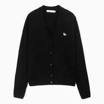 MAISON KITSUNE 명품 22FW 메종키츠네 베이비 폭스 블랙 여성 울 가디건 HW00503KT1006BLACK