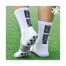 브랜드없음 훌리건 - 헤비 싱글 논슬립 하프삭스003/HSS003WHNSW1, 훌리건 헤비 싱글 논슬립 하프삭스003/280