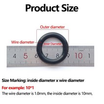 고압세척기 분사기 세차 기계 부품청소 NBR 고무 O 씰링 링 개스킷 와셔 자동차 차량 수리 전문 배관 공기, 45 43.7x5.3(10pcs)