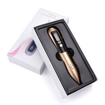 NoBOX-Foreverlily 레이저 잡티 제거기 펜 문신 스폿 점 기미 주근깨 멜라닌 눈썹 타투 여드름 흉터 제거 LCD 디지털 스킨케어 미용기기 스팟 두더지 다크 리무버 포, [06] Gold-BOX