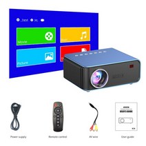 빔프로젝터 스마트빔 회의 캠핑 가정 이동식tv 레이저빔 veidadz new t4 mini 1024x600 네이티브 픽셀 led hd 1080p youtube wifi 스크린, 표준 버전, 나는 플러그