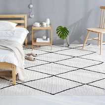 아가일무늬 빅사이즈 러그 카페트 베란다매트 깔개