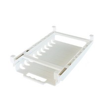 냉장고 수납 지퍼백 정리 홀더 슬라이딩 트레이 고급, 상품선택, 화이트