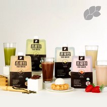 논앤밭위드 프로틴 귀리쉐이크 30g(초코 바닐라 딸기 녹차맛), 상세 설명 참조, 딸기맛