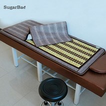 전기 난방 풀 백 옥 마사지기 원적외선 토르말린 시트 매트 음이온 열 소파 패드 가정용 휴식, 09 Style 9_04 미국 플러그_02 220V