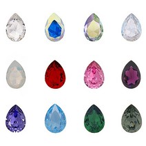 SWAROVSKI 스와로브스키 페어 V-컷 중 10x8mm, 문라이트／옵션명2