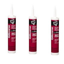 Dap 08640 Bathroom Silicone Rubber Caulk 9.8-Ounce White - 3 Pack null, 1, Dap 08640 Bathroom Silicone Ru