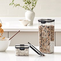 한샘 SOK 팬트리 투명한 건조식품용기 1800ml, 단품
