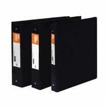 희망화일 A4 고주파 3공 O링 바인더 7cm BB377, 7cm BB377 (흑색)