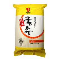 영미 큰댁국수소면3kg/소면/국수/잔치국수/큰댁국수/식재료/밀가루/메밀국수/칼국수/국수면/선물용국수/콩국수/, 큰댁국수(소면)3kg, 본상품