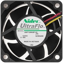 w Nidec UltraFio U60T12MUB7-53 /60mm 시스템 쿨러