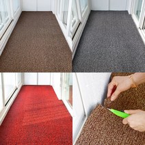 [제일매트]현관 발코니 매장 사무실 업소용 바닥 출입구 DIY 현관코일매트 베란다 발코니, 두께2cm/블랙(일반형)/130cmX1cm
