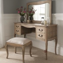엔틱책상 레트로 미국 국가 단단한 복고풍 오래된 화장대 프랑스 침실 오크 풍화 회색 메이크업 테이블 책상, [01] 짐 싸다, [02] 화장대
