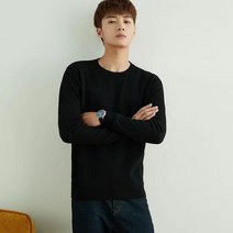 HXT 겨울 무지 니트 티셔츠 풀오버 기본 이너 베이직 스웨터 남성상의 14컬러