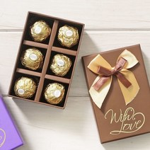 직사각 페레로로쉐(T6) 발렌타인데이 초콜릿 수능선물, 직사각 페레로로쉐 T6, 상자(갑)