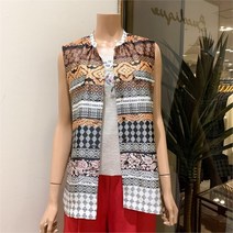 비꼴리끄 NC09 폴리 민소매 블라우스 B192ZB3130