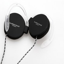 FOR LG 귀걸이형 블랙 이어폰 스테레오 유선 이어폰 통화가능 원버튼리모컨
