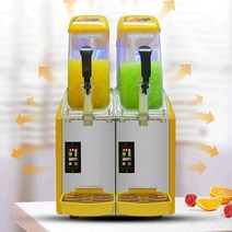 조물조물 슬러시 메이커 아이스컵 눈녹는 기계 세 슬러시 차가운 음료 메이커 스무디 모래 얼음, 03 세 항아리, 01 110V