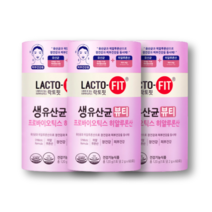 락토핏 생유산균 뷰티 프로바이오틱스 60포 x 3통