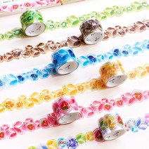 아이스 쉐이크 모양 pet 테이프 과일 얼음 테이프 다꾸 폰꾸 폴꾸, 아이스오렌지