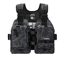 시마노 SHIMANO 게임 베스트 라이트 VF-068T 그레이 구명 낚시 조끼