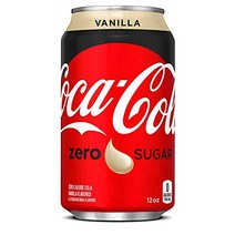 미국 바닐라 코카콜라 제로 코크 캔콜라 소다 드링크 355ml 18캔