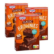 닥터오트커 베이킹 믹스 브라우니 클래식 462g 3개 Dr. Oetker Classic Brownie
