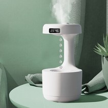 YUTIAN 무중력가습기 물방울 물멍 미니가습기 800ml LZ599, 연두색