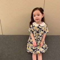 여름 여아 원피스 마린룩 데이지 인형넥 여아 프린세스 스커트 S56594