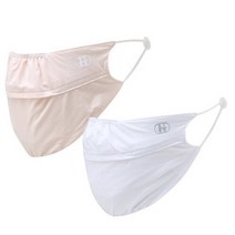 헤지스골프 [헤지스골프]여성 냉감 UV 1단 마스크HWMU3E301, 화이트
